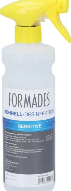 Formades Schnelldesinfektion Sensitive 500 ml Sprühflasche