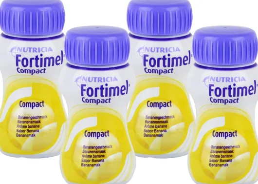 Fortimel Compact 2.4 Bananengeschmack 4 X 125 ml Flüssigkeit