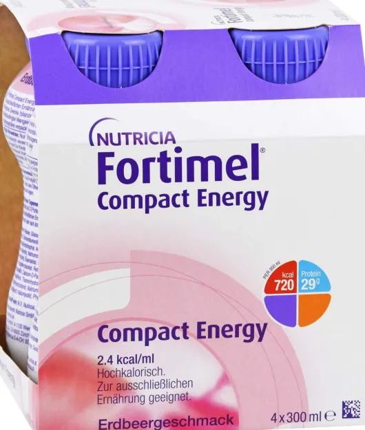 Fortimel Compact Energy Erdbeere 4 X 300 ml