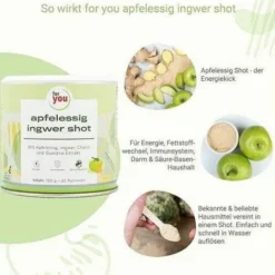 For You Apfelessig Ingwer Shot 100 G
