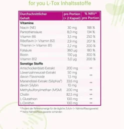 For You L-Tox - Leber Detox 60 Kapseln