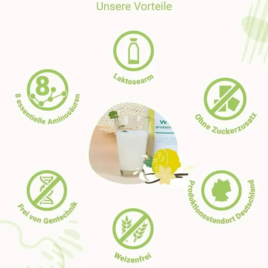 For You Whey Protein Isolate Vanille - Zitronenquark 600 G