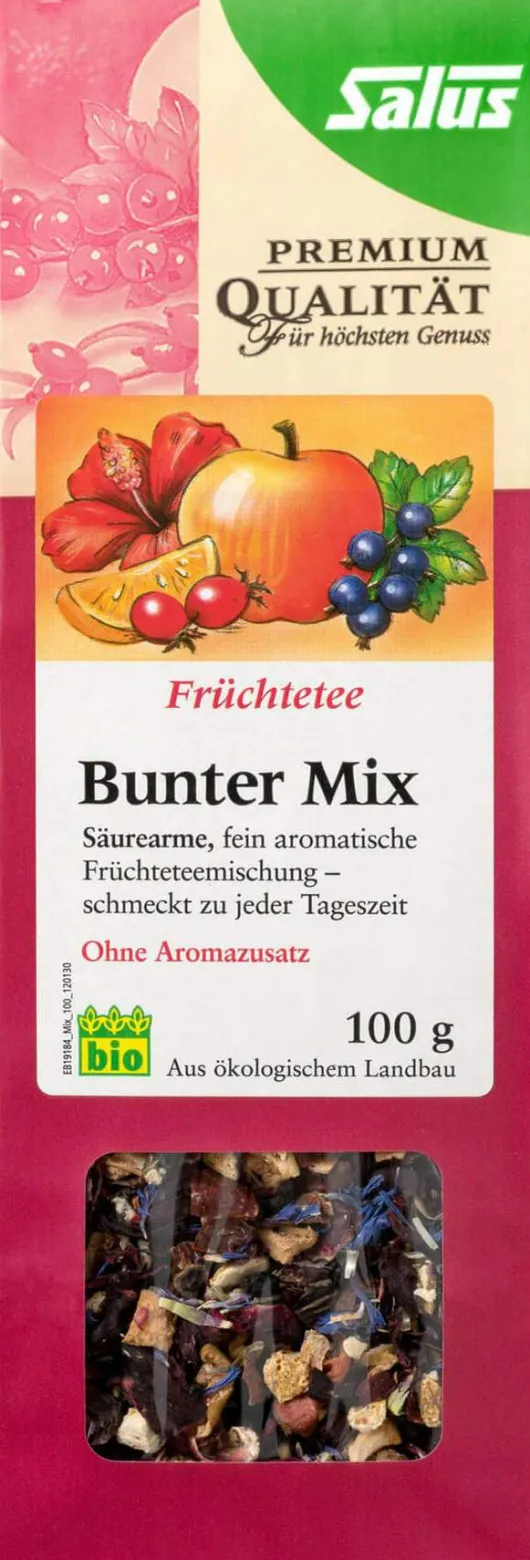 Früchtetee Bunter Mix Bio Salus
