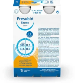 Fresubin Energy Drink Multifrucht Trinkflasche 4 X 200 ml