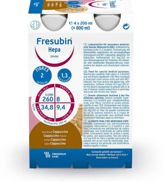 Fresubin Hepa Drink Cappuccino 4 X 200 ml
