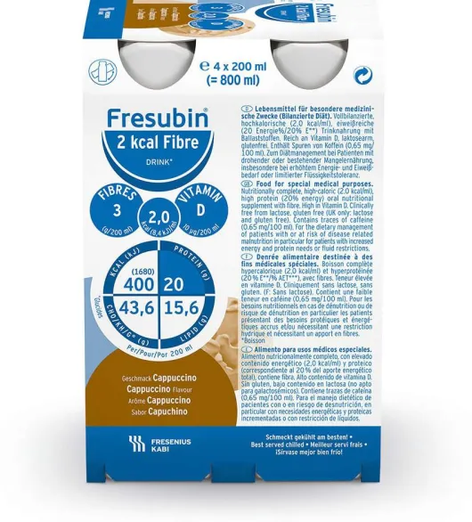 Fresubin 2 Kcal Fibre Drink Cappuccino 24 X 200 ml