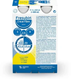 Fresubin 2 Kcal Fibre Drink Lemon Trinkflasche 4 X 200 ml Lösung