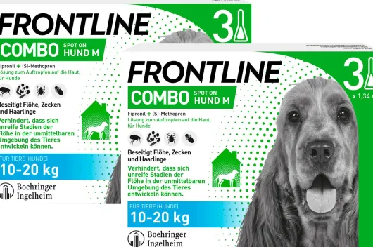 Frontline Combo Spot On Hund M 10-20 kg 2 x 3 Pipetten