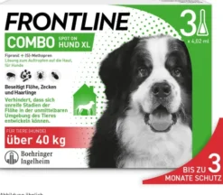 Frontline Combo Spot on Hund XL 40-60 kg 3 Pipetten