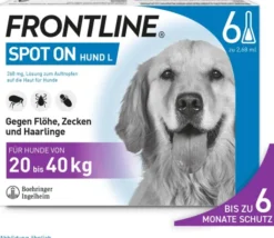 Frontline Spot On Hund L 20-40 kg 6 Pipetten