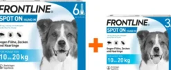 Frontline Spot On Hund M 10-20 kg 6 + 3 Pipetten