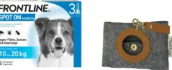 Frontline Spot On Hund M 10-20 kg 3 Pipetten + gratis Frontline Hundekotbeutelspender