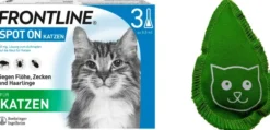 Frontline Spot on Katze 3 Pipetten + gratis Frontline Baldriankissen für Katzen