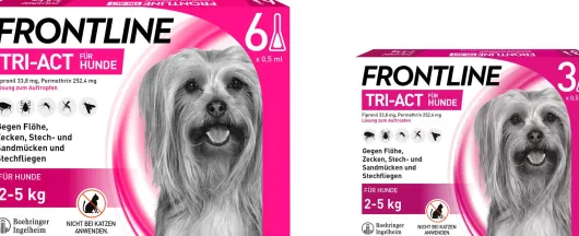 Frontline TRI-ACT Hund 2-5 kg 3 + 6 Pipetten