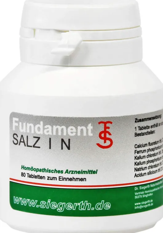 Fundament Salz I N Tabletten 4 X 80