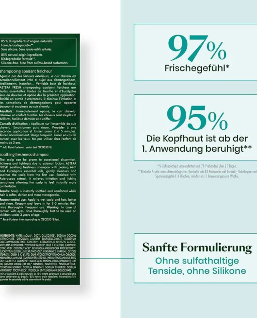 Furterer Astera Fresh beruhigend-frisches Shampoo 200 ml