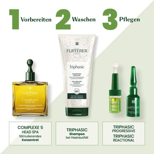 Furterer Triphasic Shampoo bei Haarausfall 200 ml