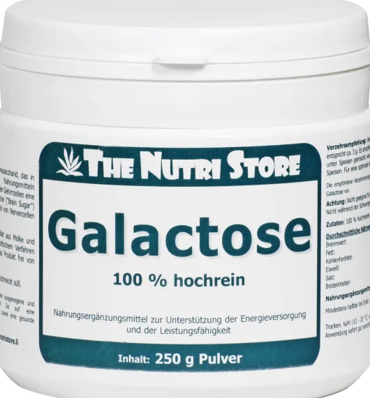 Galactose 100 % Rein 250 G Pulver
