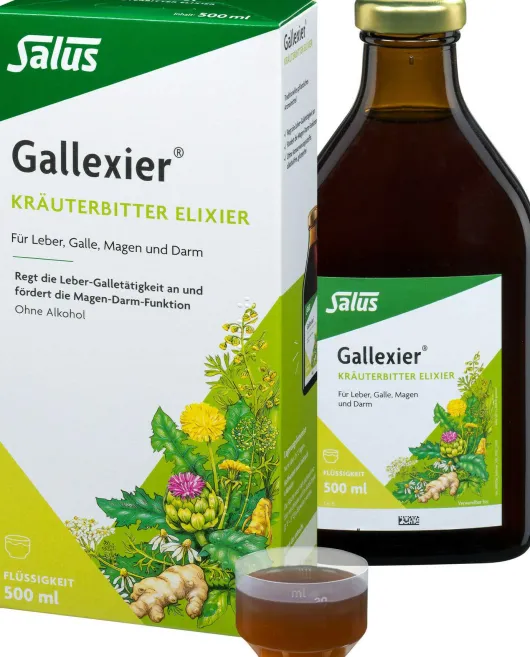 Gallexier Kräuterbitter Elixier Flüssigkeit zum Einnehmen 500 ml