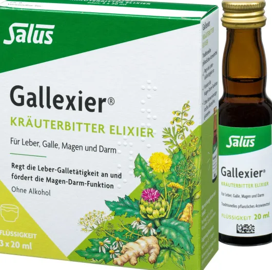Gallexier Kräuter Elixier Salus 3 X 20 ml