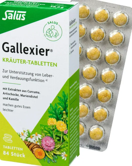 Gallexier Kräuter-Tabletten Salus