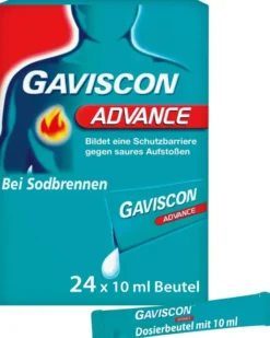 Gaviscon Advance Pfefferminz 24 x 10 ml Suspension