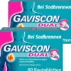 Gaviscon Dual 250 mg - 106,5 mg - 187,5 mg 2 x 80 Kautabletten