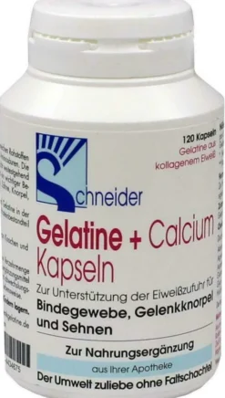 Gelatine + Calcium Kapseln 120 Kapseln