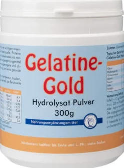 Gelatine Gold Hydrolysat 300 G Pulver