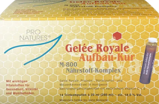 Gelee Royal Aufbaukur M800 14 X 20 G Trinkampullen