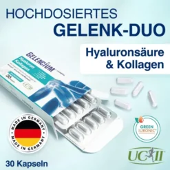 Gelencium Hyaluron Kollagen Hochdosiert Mit Vitamin C 30 Kapseln