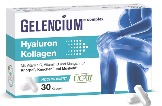 Gelencium Hyaluron Kollagen Hochdosiert Mit Vitamin C 30 Kapseln