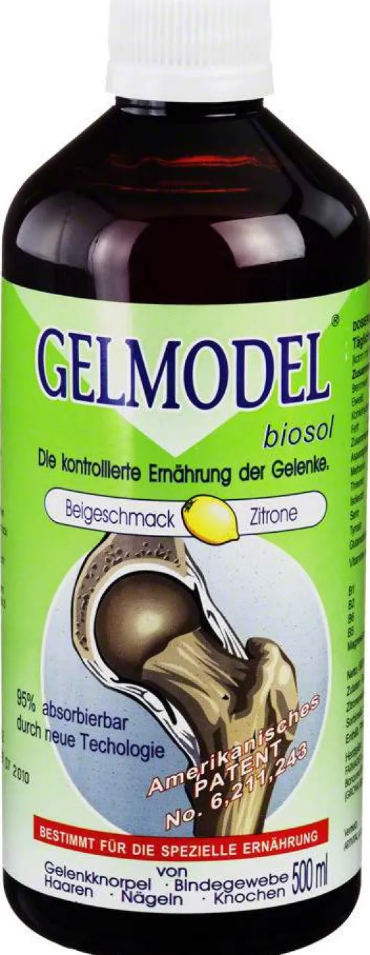 Gelmodel Biosol Zitrone Sirup