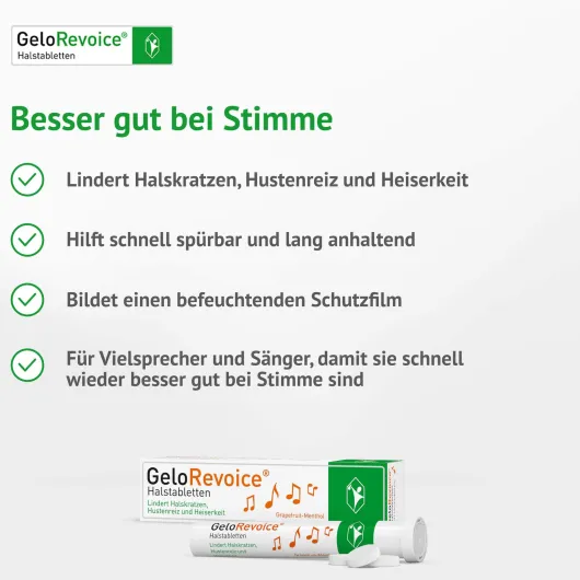 GeloRevoice Halstabletten Grapefruit-Menthol 3 x 20 Lutschtabletten