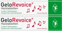 GeloRevoice Halstabletten Kirsch Menthol 2 x 20 Lutschtabletten