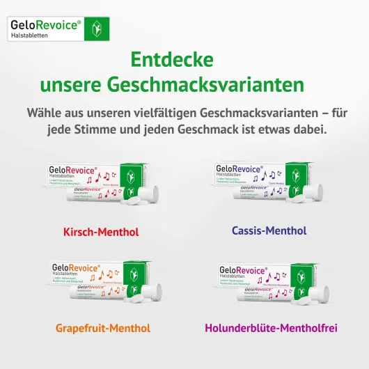 GeloRevoice Halstabletten Kirsch Menthol 2 x 20 Lutschtabletten