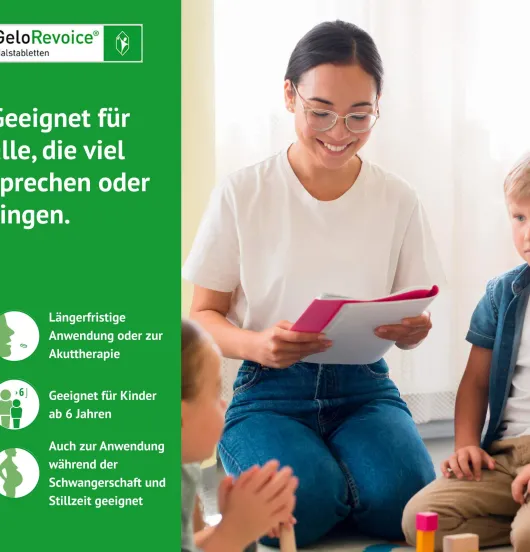 GeloRevoice Halstabletten Kirsch Menthol 2 x 20 Lutschtabletten