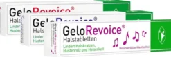 GeloRevoice Kirsch-Menthol + Cassis-Menthol + Holunderblüte-mentholfrei 20 Lutschtabletten