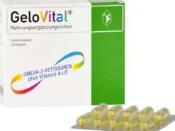 Gelovital Nahrungsergänzungsmittel Lebertran Kapseln 100 Stück