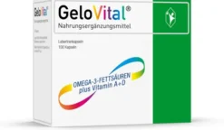 Gelovital Nahrungsergänzungsmittel Lebertran Kapseln 100 Stück