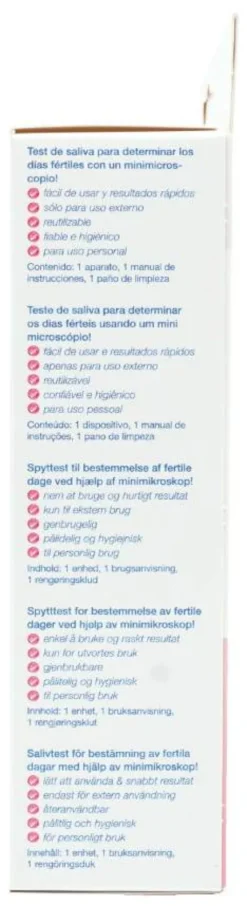 Geratherm Ovu Control Fruchtbarkeitstest Speichelmethode
