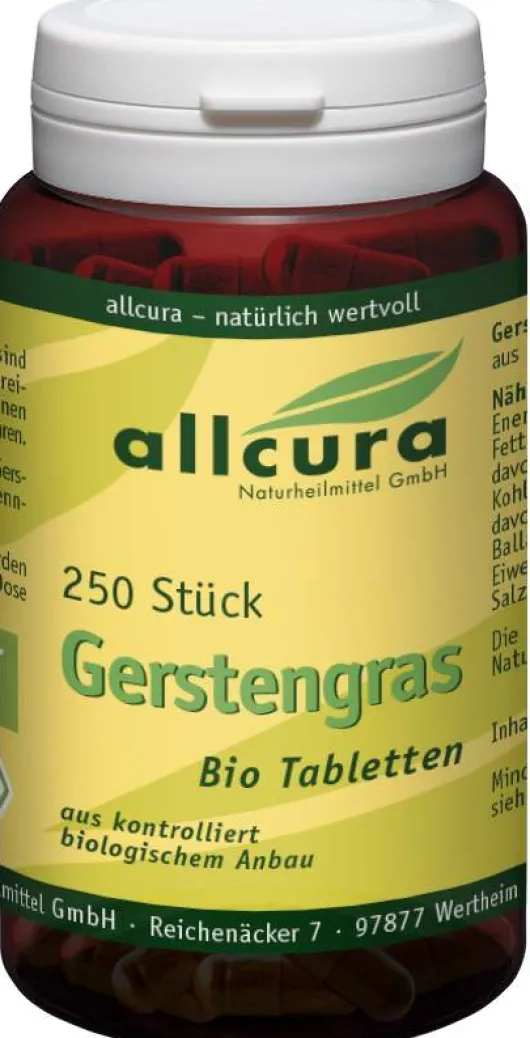 Gerstengras Tabletten Bio