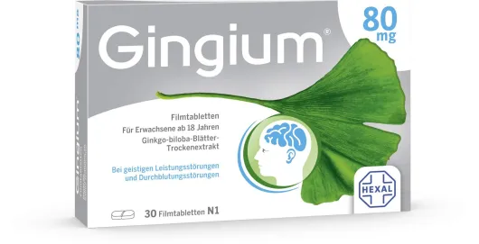 Gingium 80 mg 30 Filmtabletten