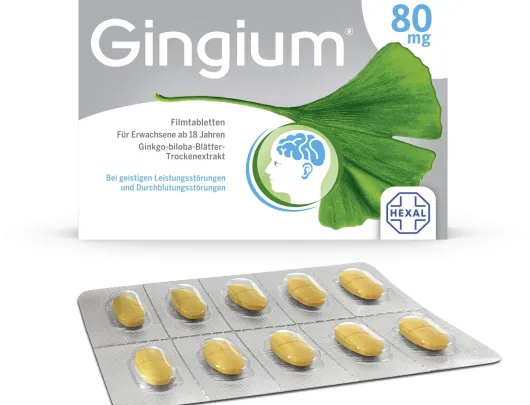 Gingium 80 mg 30 Filmtabletten