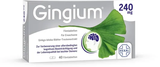 Gingium 240 mg 40 Filmtabletten