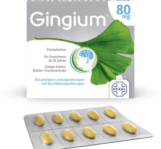 Gingium 80 mg 120 Filmtabletten