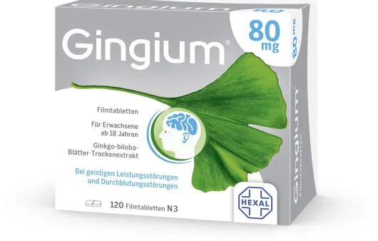 Gingium 80 mg 120 Filmtabletten