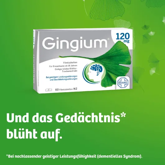 Gingium 120 mg 60 Filmtabletten