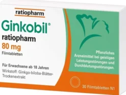 Ginkobil ratiopharm 80 mg 30 Filmtabletten
