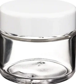 Glasdose Klar zum Umfüllen Cremes 50 ml Füllvermögen